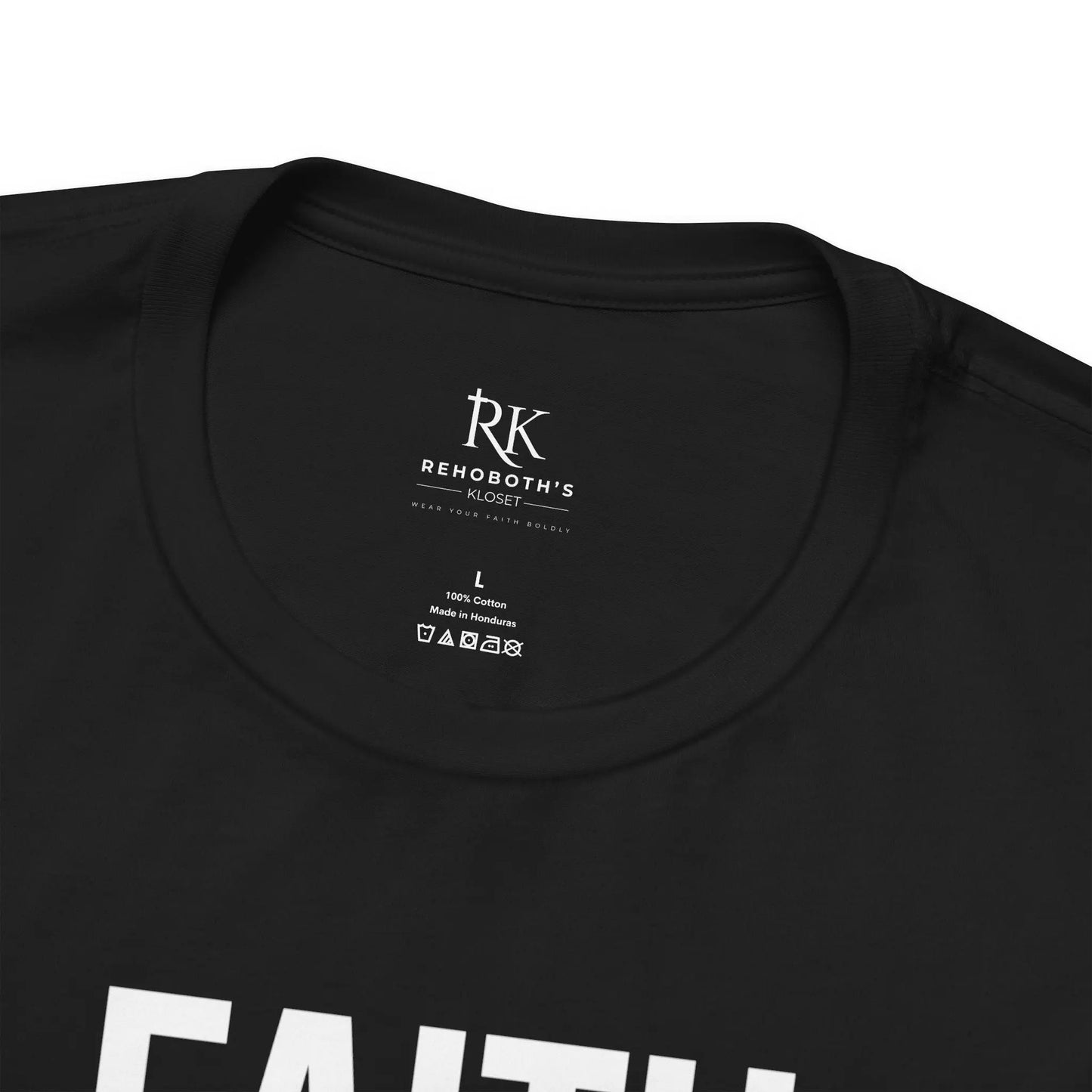 Faith Over Fear Christian T-Shirt | Psalm 118:6 Graphic Tee | Bold Faith Streetwear Shirt | Rehoboth’s Kloset Printify