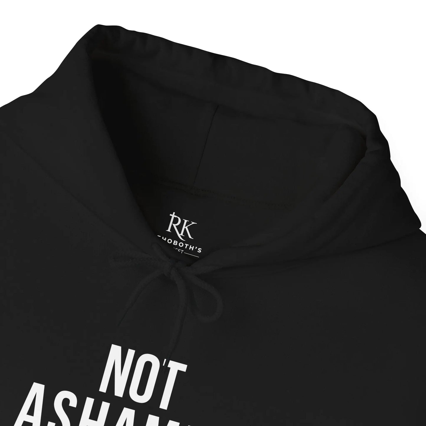 Not Ashamed Hoodie | Romans 1:16 Christian Hoodie | Faith-Based Streetwear Sweatshirt | Rehoboth’s Kloset Printify