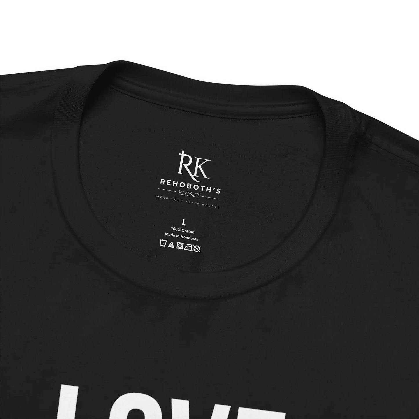 Love Like Jesus T-Shirt | 1 John 4:7-8 Christian Tee | Faith-Based Scripture Shirt | Rehoboth’s Kloset Printify