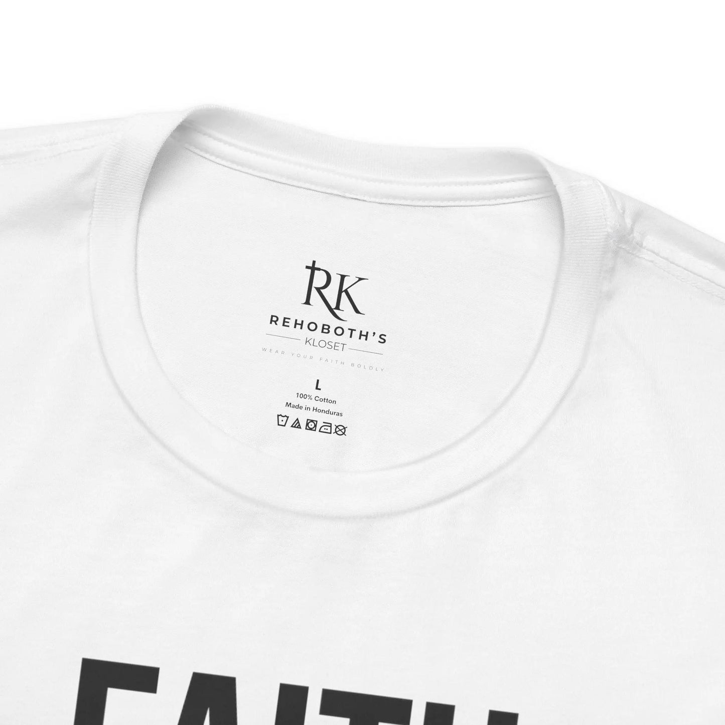 Faith Over Fear Christian T-Shirt | Psalm 118:6 Graphic Tee | Bold Faith Streetwear Shirt | Rehoboth’s Kloset Printify