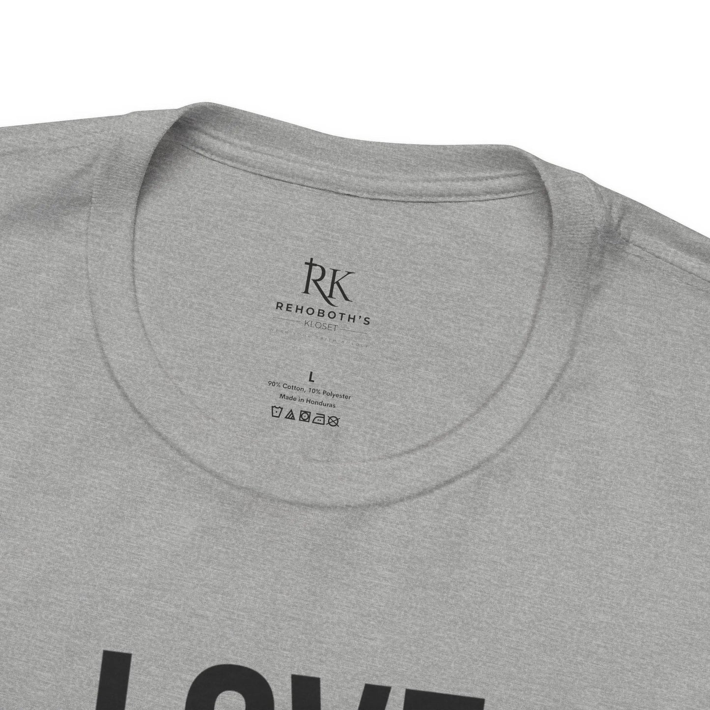 Love Like Jesus T-Shirt | 1 John 4:7-8 Christian Tee | Faith-Based Scripture Shirt | Rehoboth’s Kloset Printify