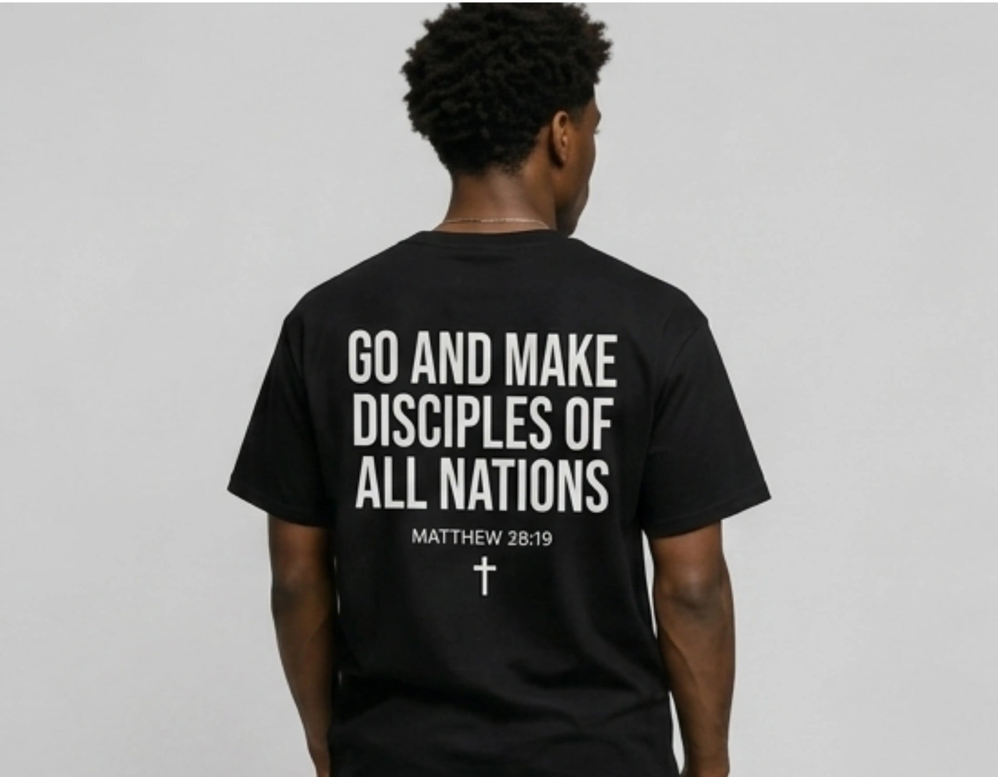Go and Make Disciples Christian T-Shirt | Matthew 28:19 Bible Verse Tee | Christian Streetwear | Faith-Based Graphic Shirt | Rehoboth’s Kloset Printify