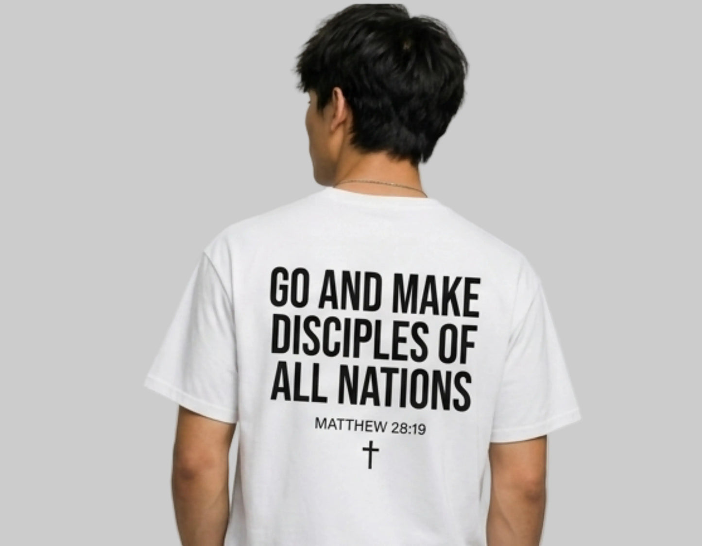 Go and Make Disciples Christian T-Shirt | Matthew 28:19 Bible Verse Tee | Christian Streetwear | Faith-Based Graphic Shirt | Rehoboth’s Kloset Printify