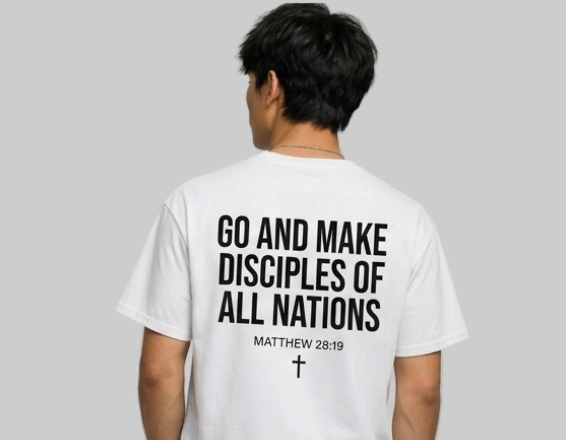 Go and Make Disciples Christian T-Shirt | Matthew 28:19 Bible Verse Tee | Christian Streetwear | Faith-Based Graphic Shirt | Rehoboth’s Kloset Printify