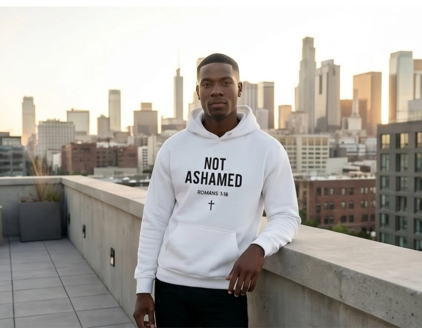 Not Ashamed Hoodie | Romans 1:16 Christian Hoodie | Faith-Based Streetwear Sweatshirt | Rehoboth’s Kloset Printify