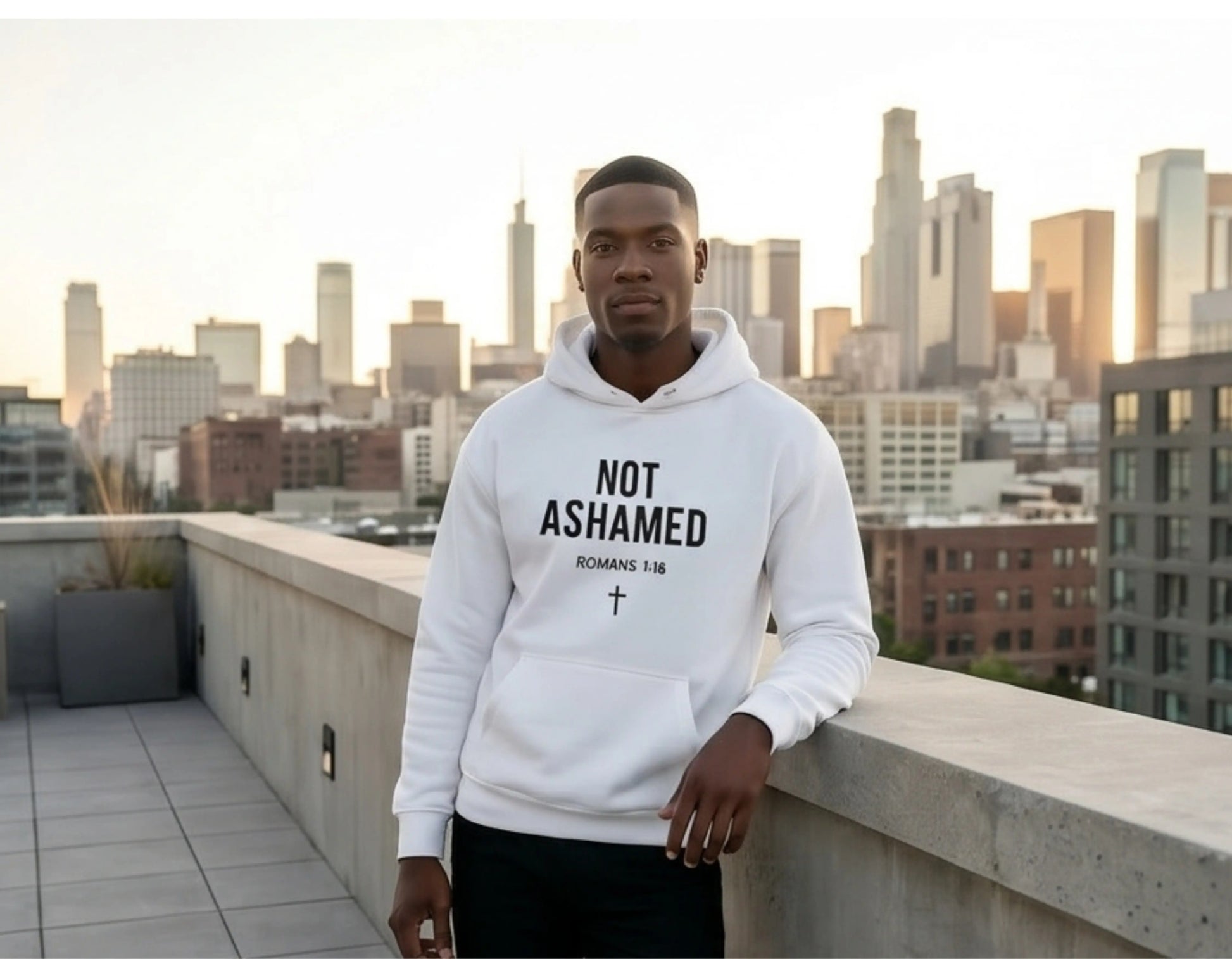 Not Ashamed Hoodie | Romans 1:16 Christian Hoodie | Faith-Based Streetwear Sweatshirt | Rehoboth’s Kloset Printify
