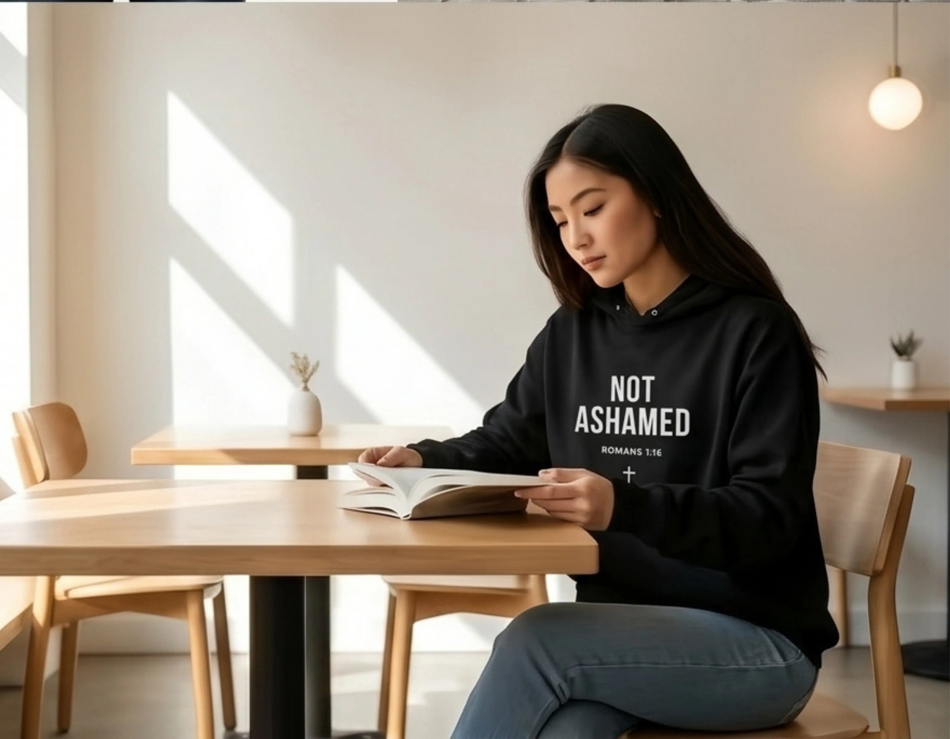 Not Ashamed Hoodie | Romans 1:16 Christian Hoodie | Faith-Based Streetwear Sweatshirt | Rehoboth’s Kloset Printify