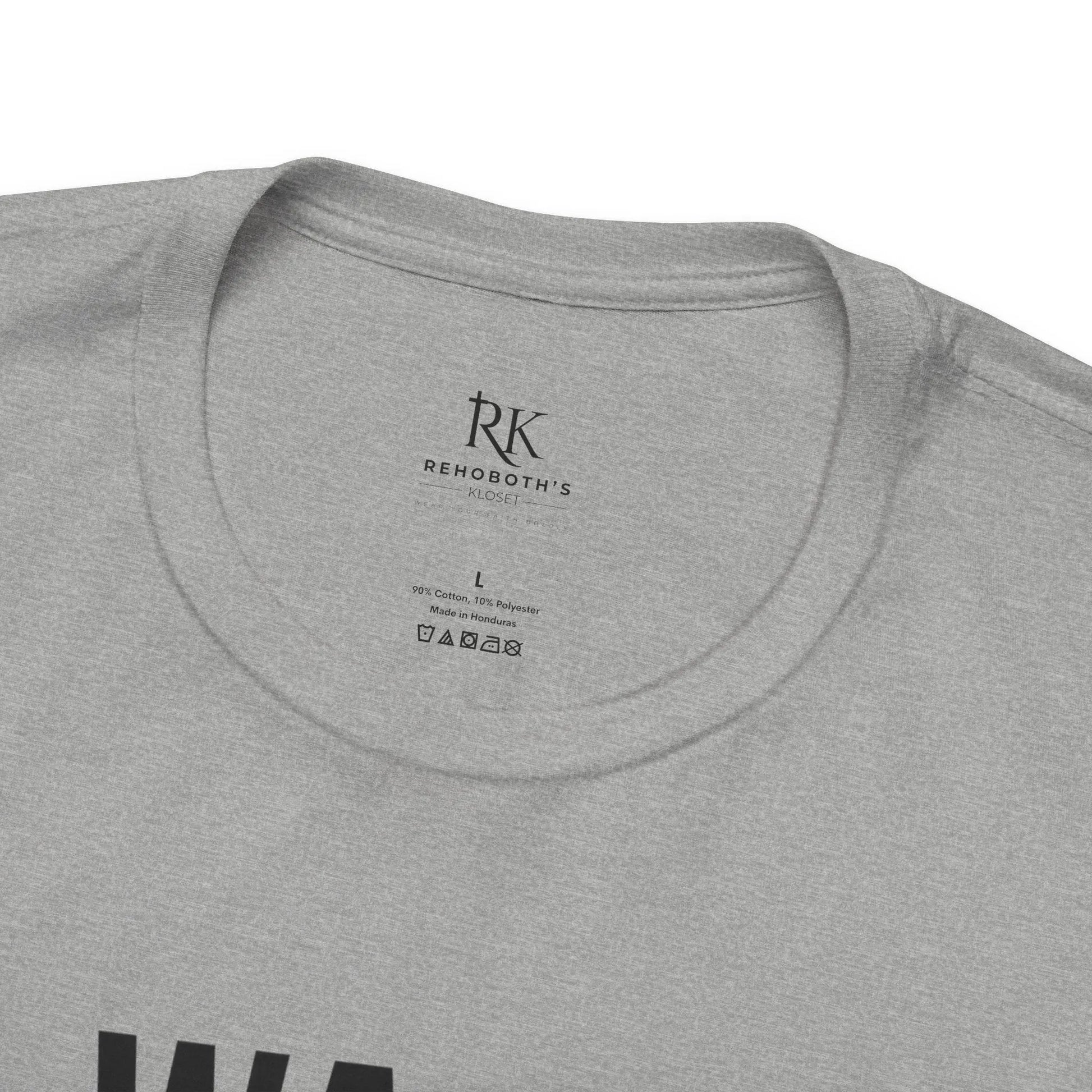 Walk by Faith T-Shirt | Minimalist Christian Tee | 2 Corinthians 5:7 Scripture Shirt | Faith-Based Streetwear | Religious Graphic Tee | Unisex Bible Verse Shirt | Christian Apparel Gift Printify