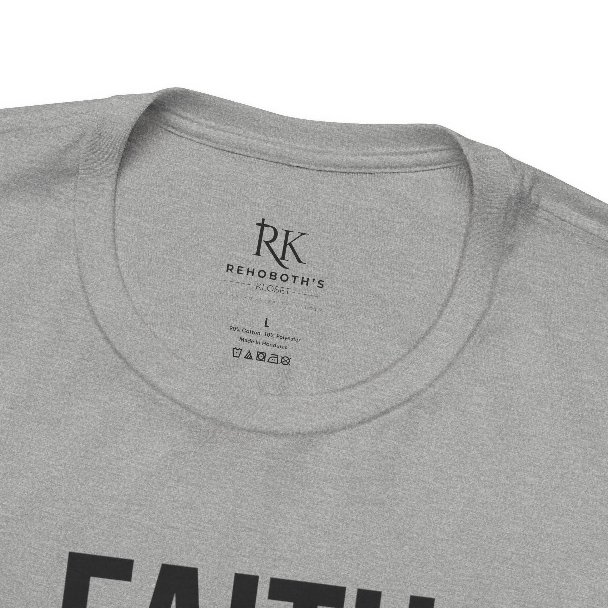 Faith Over Fear Christian T-Shirt | Psalm 118:6 Graphic Tee | Bold Faith Streetwear Shirt | Rehoboth’s Kloset Printify