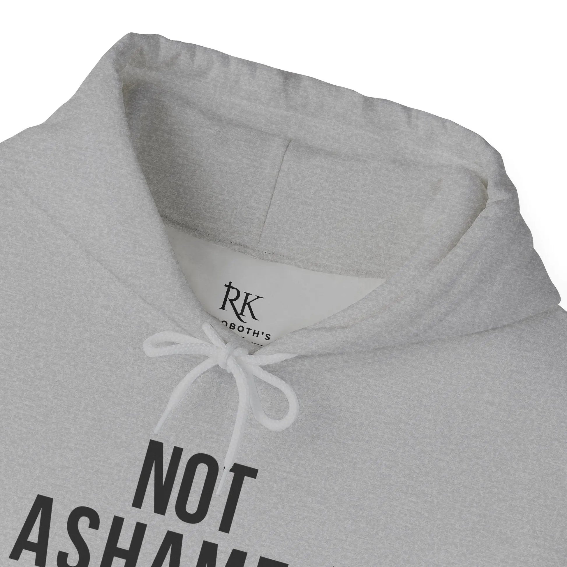 Not Ashamed Hoodie | Romans 1:16 Christian Hoodie | Faith-Based Streetwear Sweatshirt | Rehoboth’s Kloset Printify
