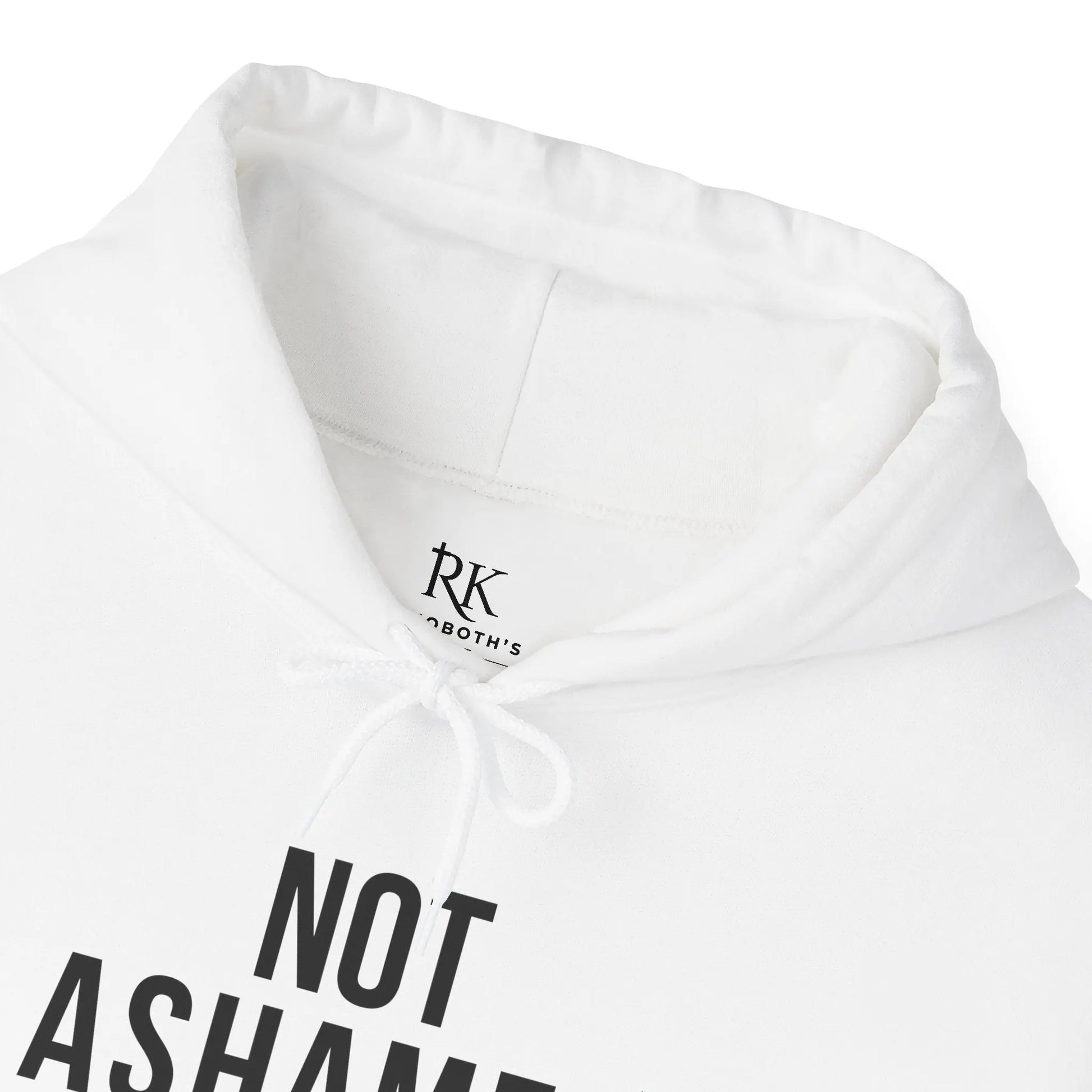 Not Ashamed Hoodie | Romans 1:16 Christian Hoodie | Faith-Based Streetwear Sweatshirt | Rehoboth’s Kloset Printify